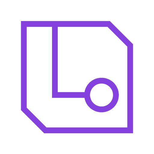 Louru logo purple